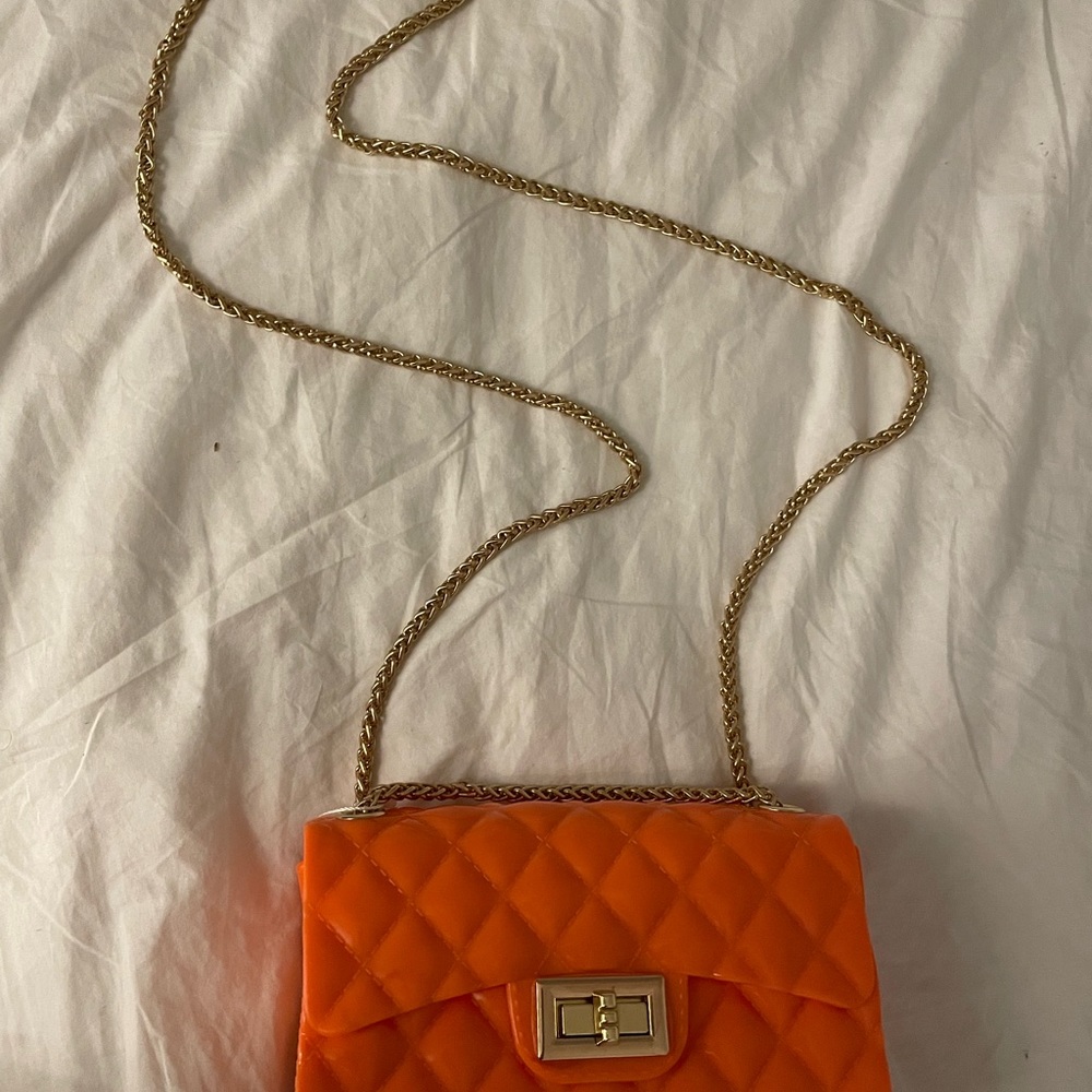 NWT Emperia plastic orange cute clutch/small purse - Picture 5 of 6